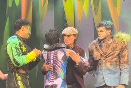 Jean Leloup au spectacle « Paradis perdus » du Cirque du Soleil