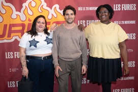 Tapis rouge de la première du film Les Furies
