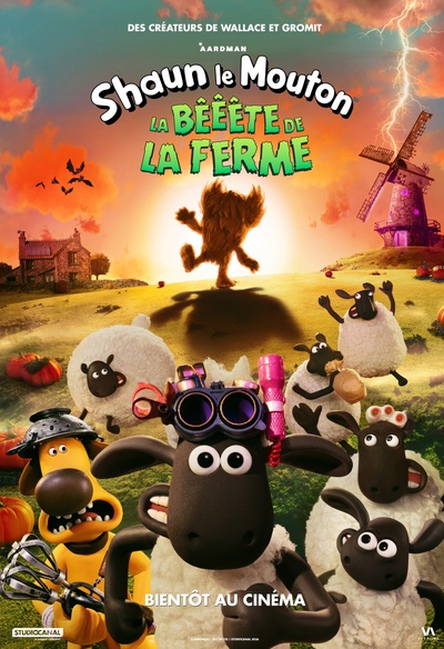 Affiche en français Shaun le mouton : La bêêête de la ferme