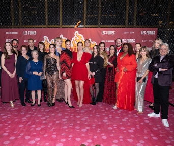 Tapis rouge de la première du film Les Furies