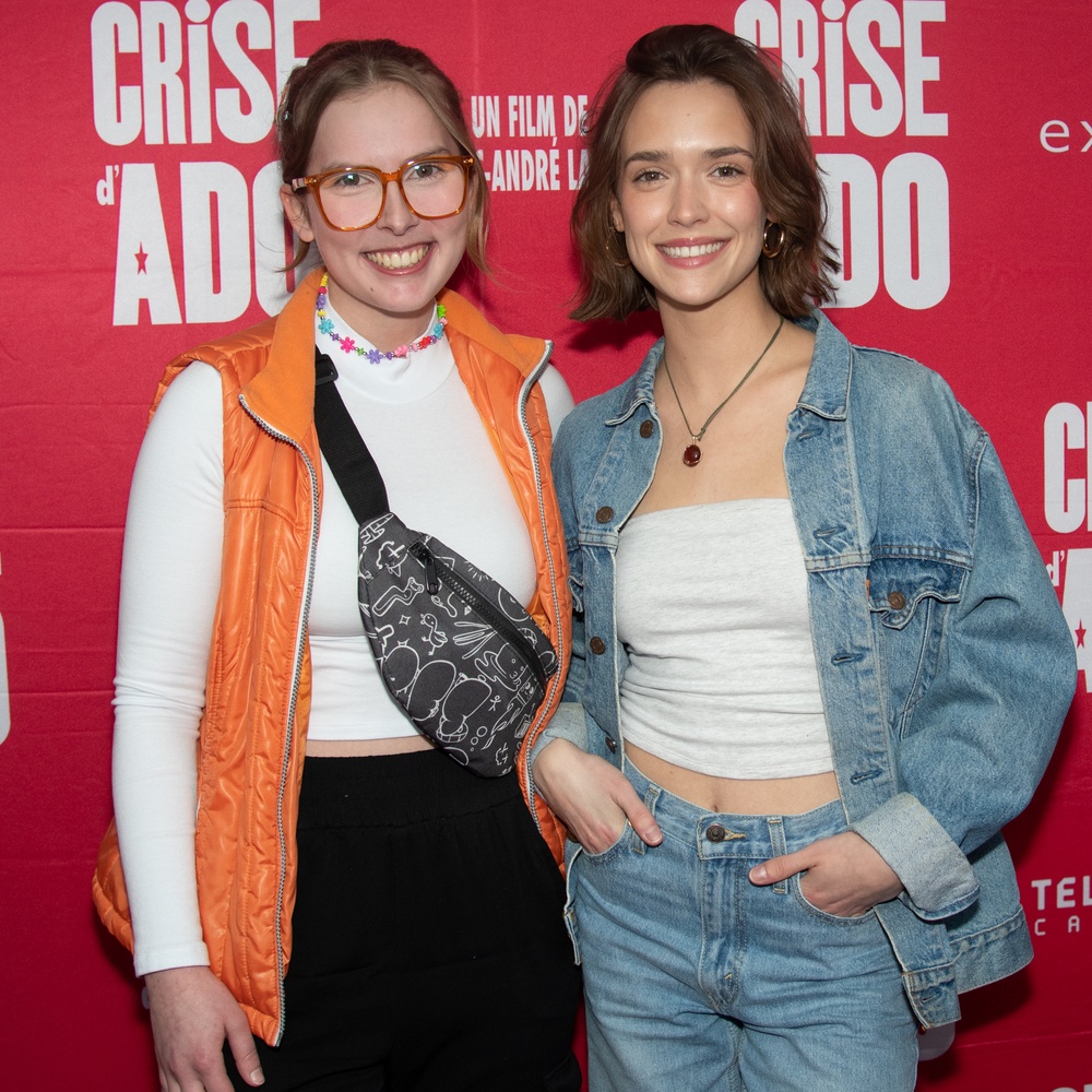 Tapis rouge de la première du film Crise d'ado