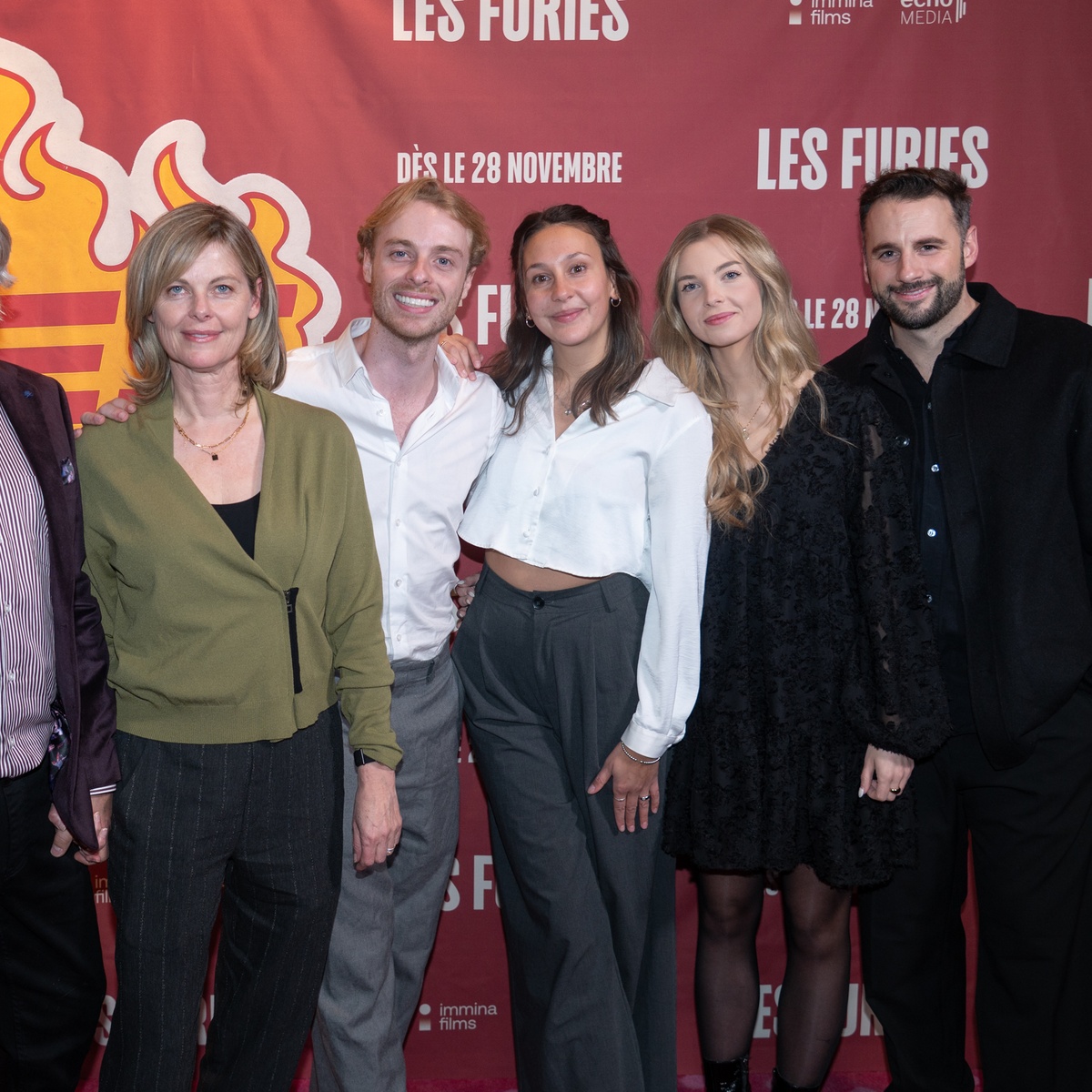 Tapis rouge de la première du film Les Furies
