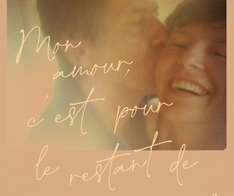 Mon amour : c'est pour le restant de mes jours