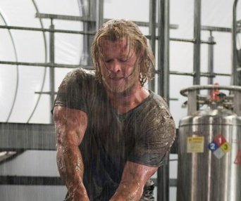 Une scène du film Thor
