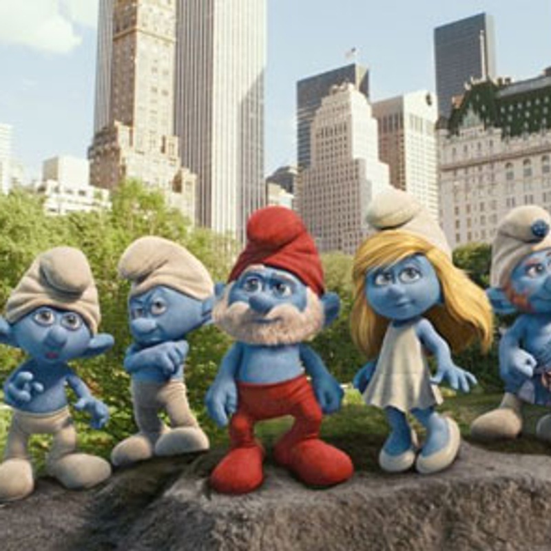 Une scène du film The Smurfs