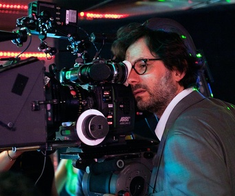 Sur le plateau du film Un bonheur n'arrive jamais seul