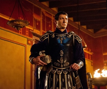 Une scène du film Pompeii