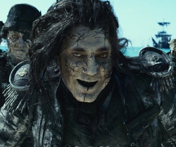 Une scène du film Pirates of the Caribbean: Dead Men Tell No Tales
