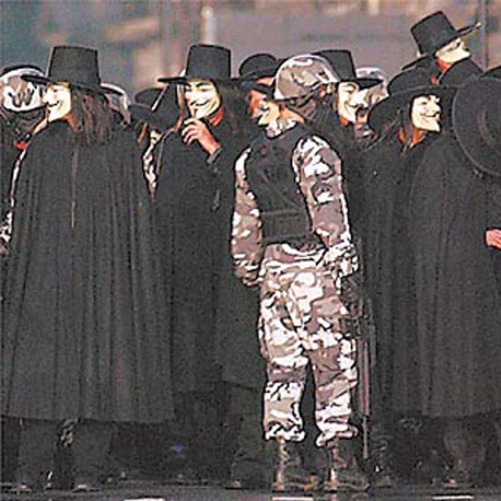 Galerie - Des images du plateau de V For Vendetta
