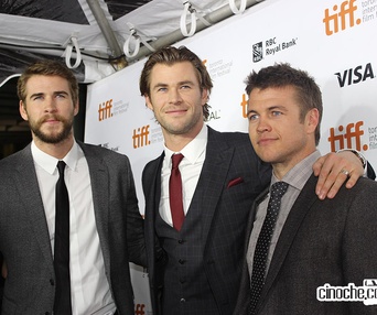 Sur le tapis rouge du film Rush