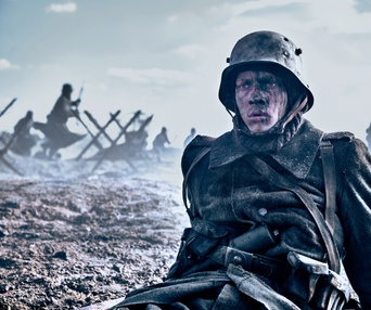 Une scène du film All Quiet on the Western Front