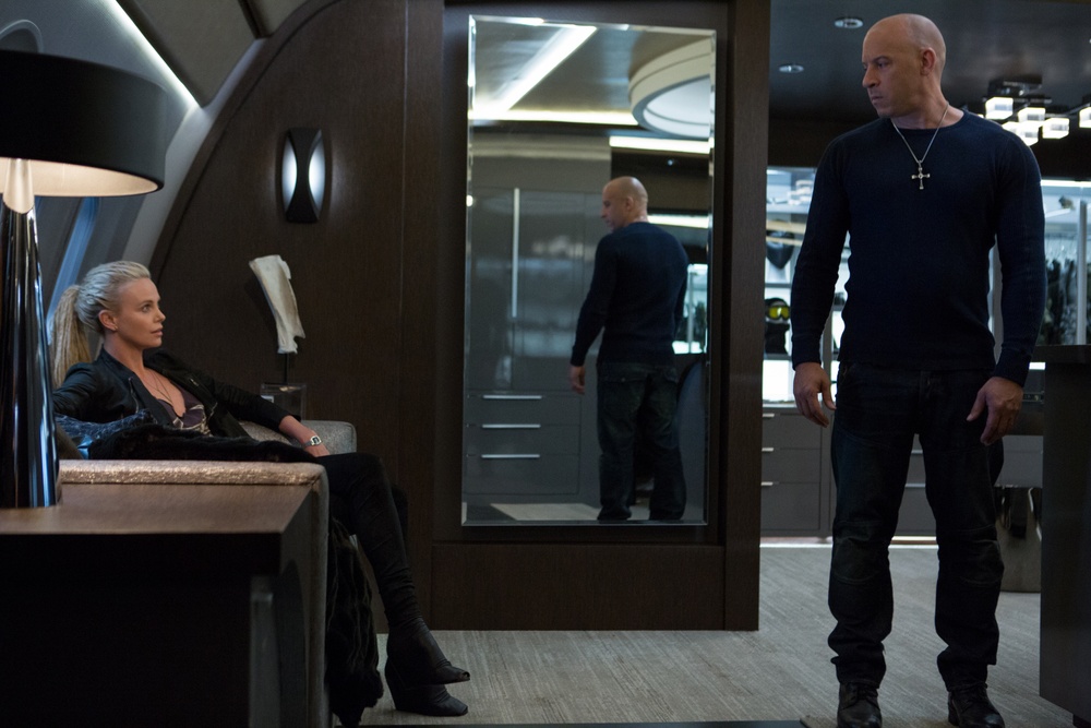 Une scène du film The Fate of the Furious