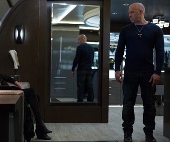 Une scène du film The Fate of the Furious