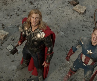 Une scène du film The Avengers