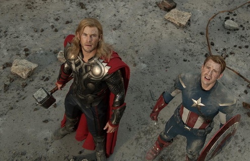Une scène du film The Avengers