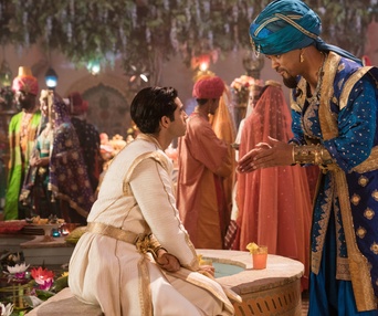Une scène du film Aladdin