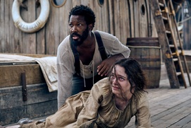 Une scène du film The Last Voyage of the Demeter Une scène du film The Last Voyage of the Demeter