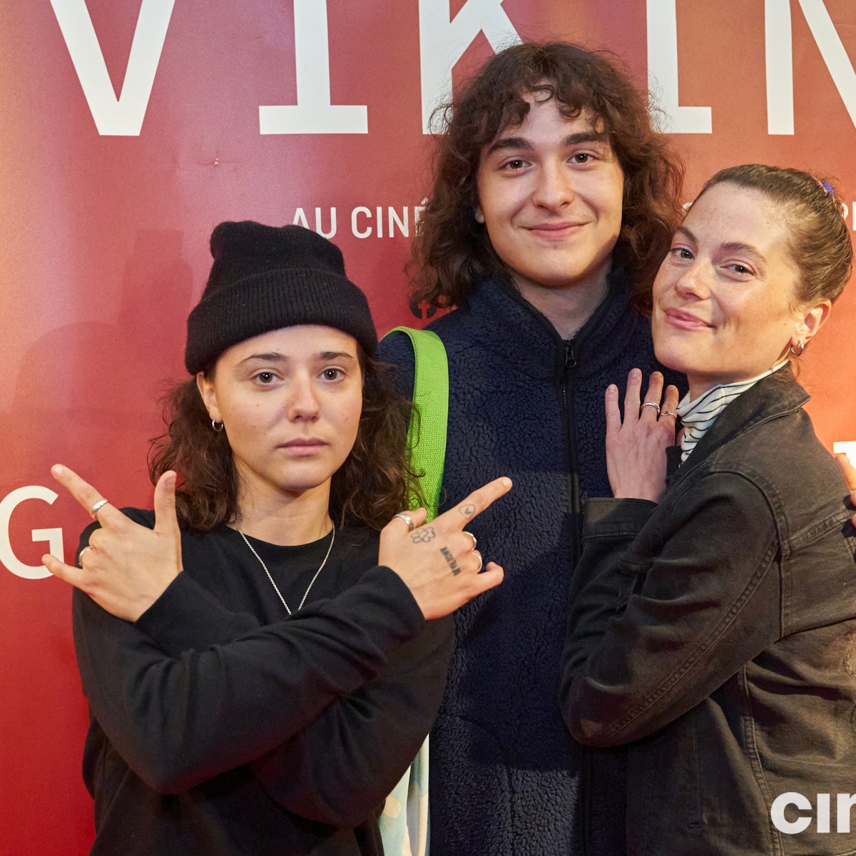 Sur le tapis rouge du film Viking