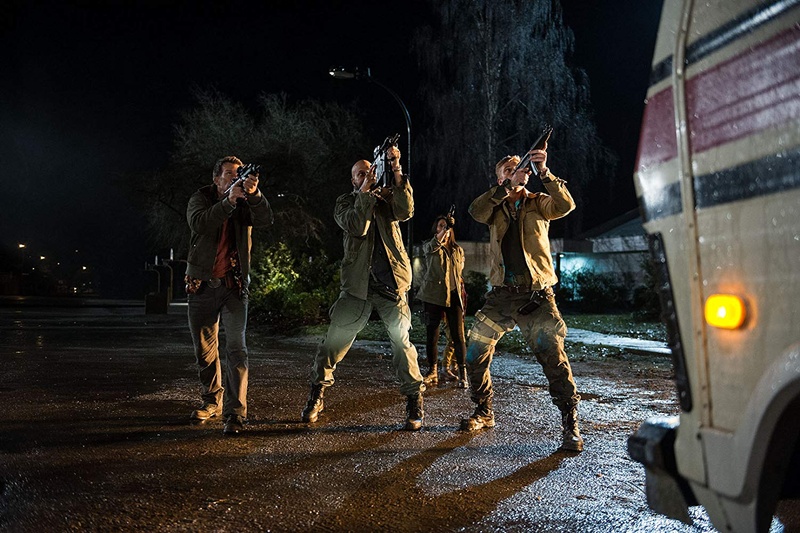 Une scène du film The Predator