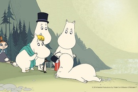 Une scène du film Les moomins sur la riviera