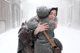 Une scène du film La promesse de l'aube