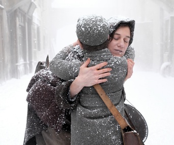 Une scène du film La promesse de l'aube