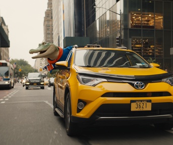 Une scène du film Lyle, Lyle, Crocodile