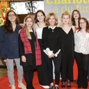 Sur le tapis rouge du film Charlotte a du fun