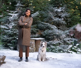 Une scène du film The Noel Diary