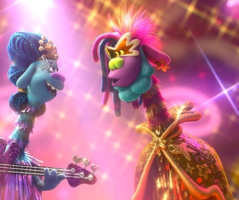 Une scène du film Trolls World Tour