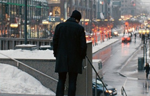 Une scène du film Après la neige