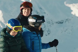 Une scène du film Downhill