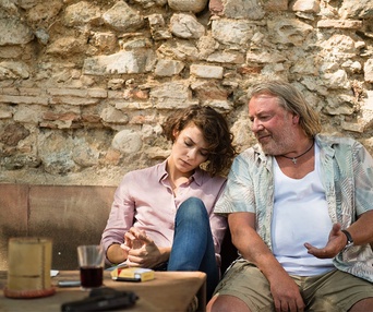 Une scène du film The Gunman