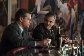 Une scène du film The Monuments Men Une scène du film The Monuments Men