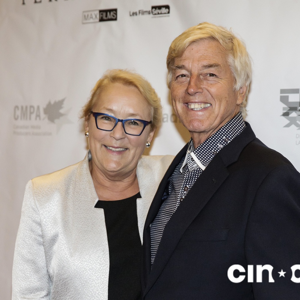Sur le tapis rouge du film Hochelaga, Terre des âmes