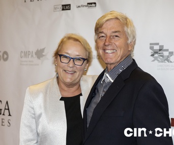 Sur le tapis rouge du film Hochelaga, Terre des âmes