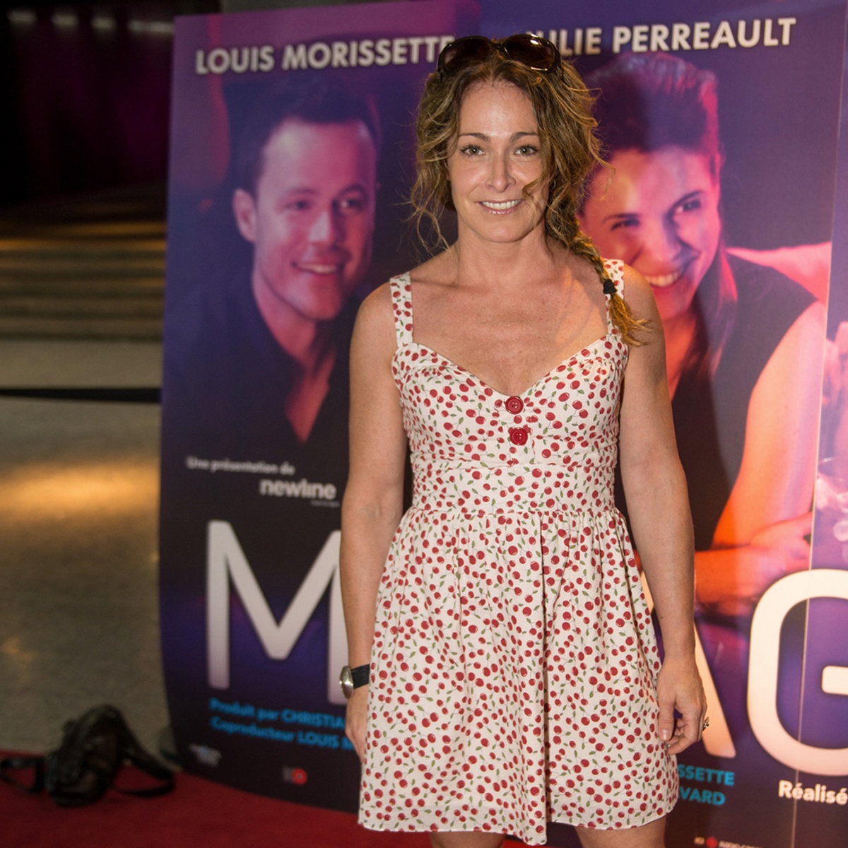 Sur le tapis rouge du film Le mirage