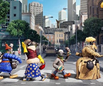 Une scène du film Shaun the Sheep
