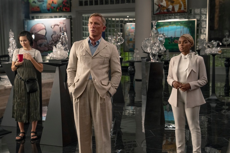 Une scène du film Glass Onion: A Knives Out Mystery