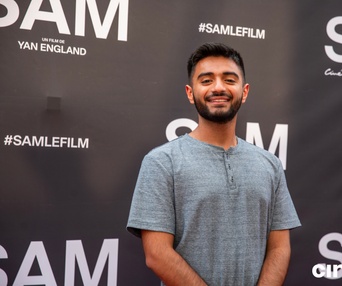 Sur le tapis rouge du film Sam