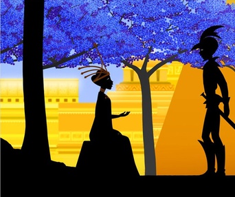 Une scène du film Les contes de la nuit