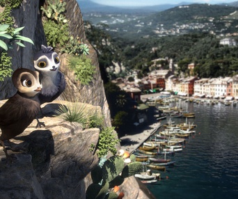 Une scène du film Manou the Swift