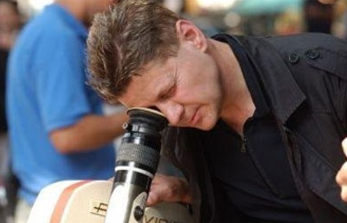Andrew Niccol sur le plateau de Lord of War