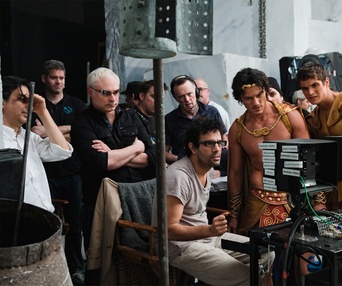 Sur le plateau du film Immortals