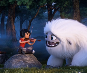 Une scène du film Abominable