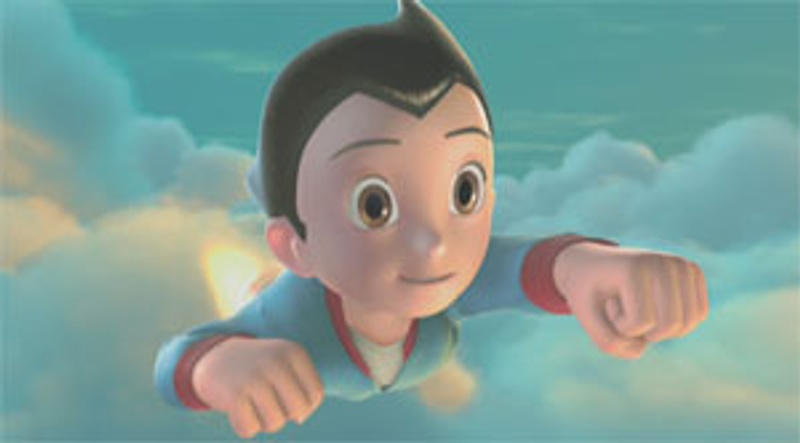 Une scène du film d'animation Astro Boy