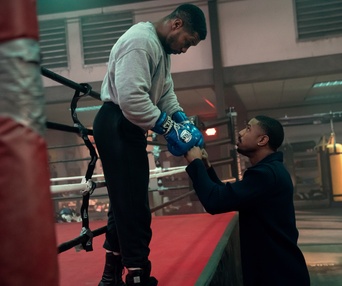 Une scène du film Creed III