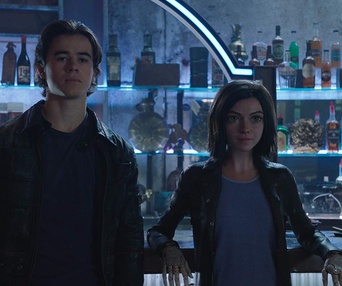 Une scène du film Alita: Battle Angel
