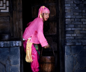 Une scène du film A Woman, a Gun and a Noodle Shop