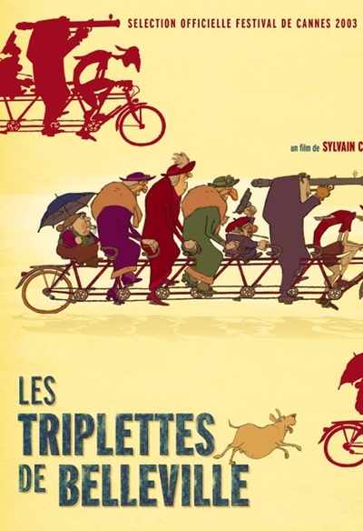 Affiche du film Les triplettes de Belleville